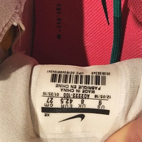 Nike Air Zoom Wildhorse 5 Trail Running Shoes - Womens Size 9 - Picture 6 of 12